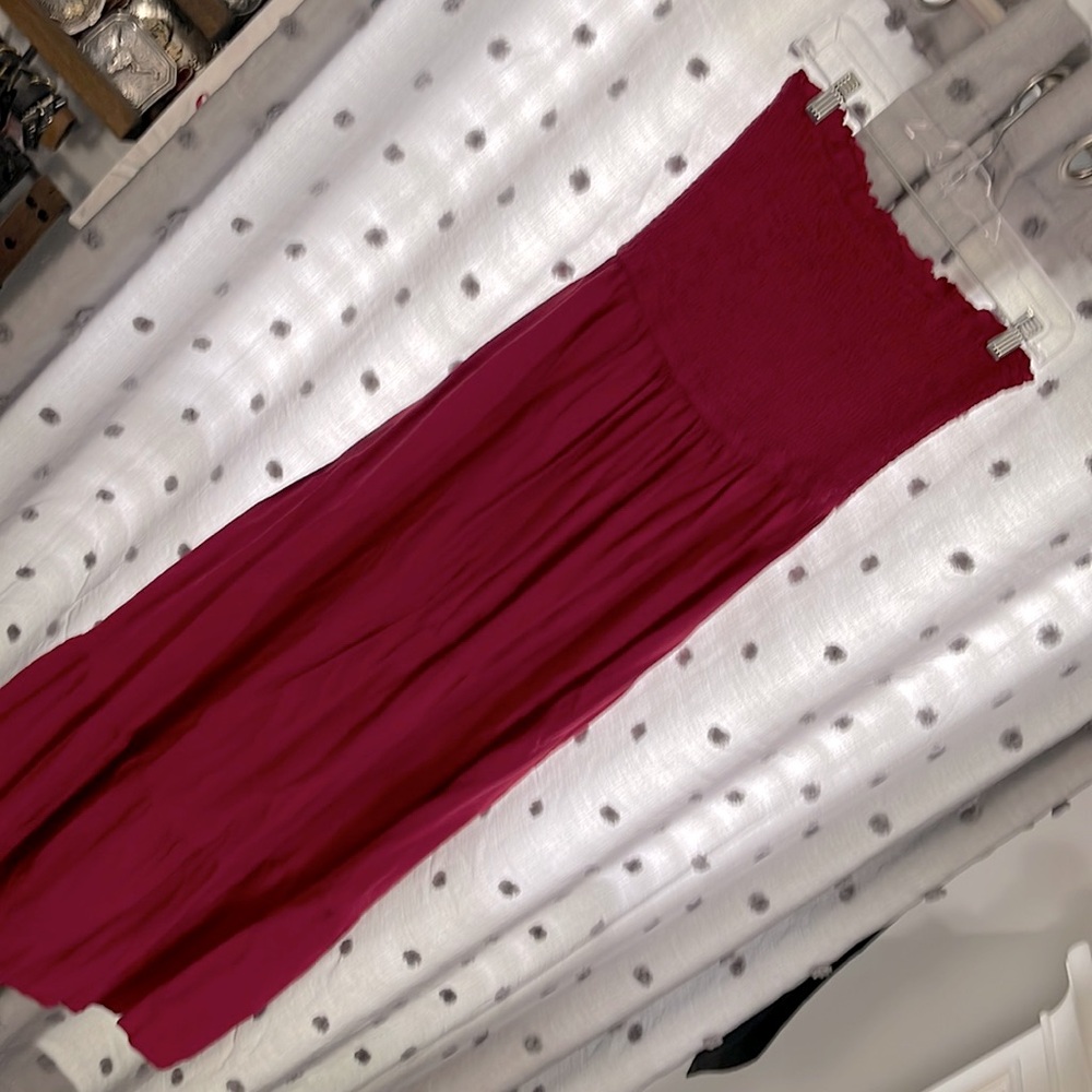 Strapless dress